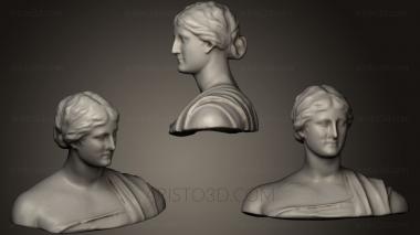 Busts and heads antique and historical (BUSTA_0352) 3D model for CNC machine